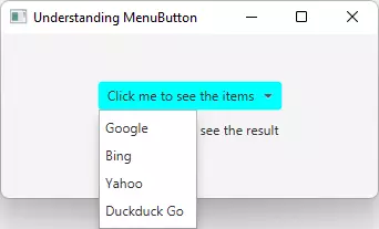 How To Use The JavaFX MenuButton 100 Perfect Tutorial