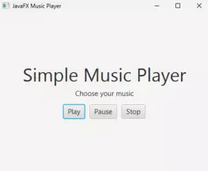 Javafx Music Player Tutorial With Javafx Media Player