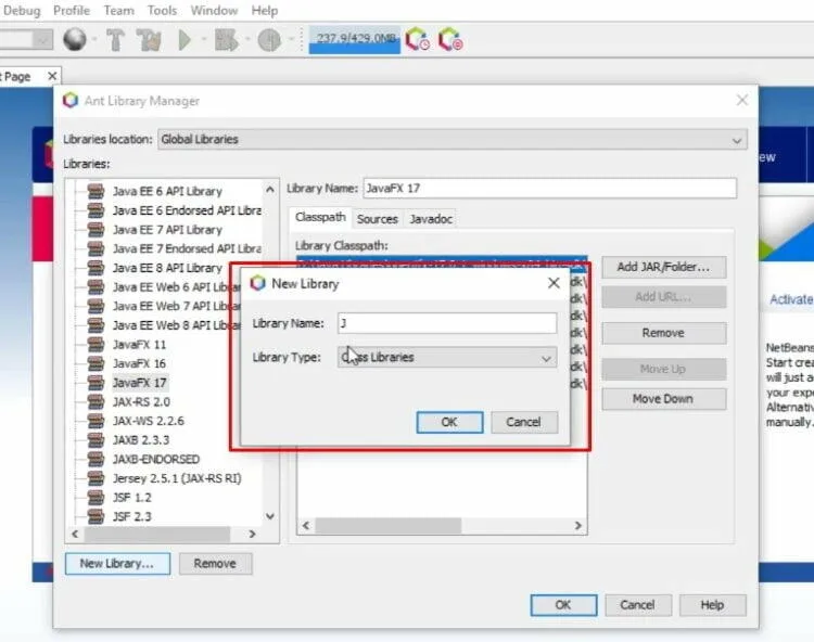 How to install jdk 17 and javafx 17 on netbeans ide best